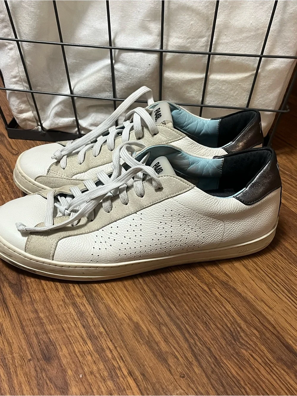 P448 leather sneakers
